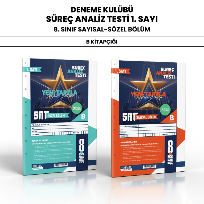 Y.TARZ 08.SINIF DENEME KULÜBÜ SAY/SÖZ 1-B -24-25